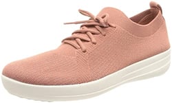 Fitflop Women's F-Sporty Uberknit Sneaker, Warm Rose/Rose Gold, 3 UK