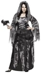 Fun World Cemetery Bride Ghost Plus Size Adult Womens Halloween Costume 124455