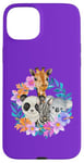 iPhone 15 Plus Cute Baby Zoo Animals Motif Animal Park Zebra Koala Giraffe Case