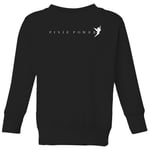 Disney Peter Pan Tinkerbell Pixie Power Kids' Sweatshirt - Black - 5-6 ans - Noir