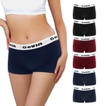 Libella Boxer Femme Shorty Femmes Culotte Femme Coton sous Vetements Feminins Boxer Femme Shorty Panty Caleçon Lot de 6 3924B XL