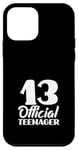 Coque pour iPhone 12 mini 13e anniversaire 13 ans officiel adolescent