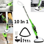 Hot Steam Mop Cleaner Hand Steamer Multifunction Carpet Floor Cleaning Machines,for Floors, Cars, Home and More (10 In 1)