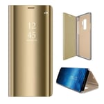 Xiaomi Mi 10T 5G / Mi 10T Pro 5G -Smart Clear View Fodral - Guld Guld