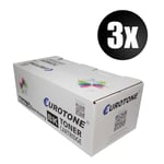 3x Toner for Epson WorkForce AL-M 400 DN Dtn , C13S050697 S050697 Black