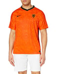 Nike KNVB M NK BRT STAD JSY SS HM T-Shirt Homme, Safety Orange/Black, FR : M (Taille Fabricant : M)