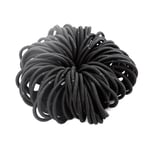 200PCS Black Hair Ties Hair Elastics Hair Ties Hair Rubber Bands for Thick5559