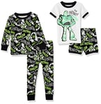 Amazon Essentials Disney | Marvel | Star Wars Boys' Pyjama Set (Previously Spotted Zebra), Pack of 2, Buzz Lightyear Infinity, 10 Years