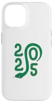 Coque pour iPhone 14 Bonne année chinoise - Symbole serpent vert Nouvel An 2025