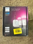 NEW SEALED Philips Hue White & Colour Ambiance E27 Starter Kit with Bridge Set