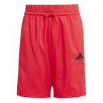 adidas Mixte Enfant Essentials Climacool Stripes Shorts, Pure Ruby/Black, 7-8 Years