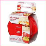 Sistema Microwave Egg Cooker Easy Eggs, 270 Ml - Red