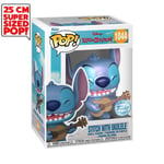 Figurine Pop! Jumbo Lilo & Stitch - Stitch Avec Ukulele - N° 1419 Funko