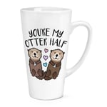 You're My Otter Half 17oz Large Latte Mug Cup Funny Valentines Day Girlfriend