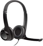 Logitech H390 Wired USB A Computer Headset Noise Cancelling Microphone