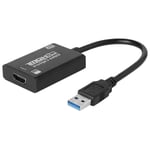 USB-A 3.0 til HDMI 1080p/30Hz Video Capture Card