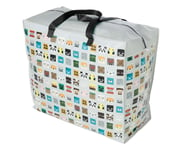 Extra Large Jumbo Storage Bag Laundry Toys Minecraft Faces Zip Up Reusable