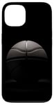 Coque pour iPhone 13 Ballon de basket simple noir et blanc