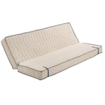 Matelas Clic Clac 140x190 Mousse Poli Lattex Indéformable Tissu Strech trés résistant - Hauteur 15 cm - Soutien Trés Ferme + Protège Matelas et