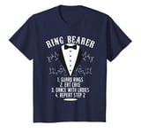 Youth Funny Ring Bearer Tuxedo Boys Outfit Wedding Ring Security T-Shirt