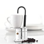 Portable Single Tube Moka Pot Aluminum Alloy Espresso Maker  Outdoor Camping