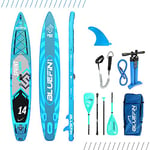 Bluefin SUP 14′ Sprint Carbon Planche de Stand up Paddle Gonflable