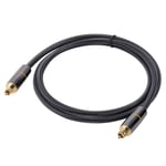 Audio Cable 2M Toslink SPDIF Coaxial Cable for Amplifiers Player Soundbar1764