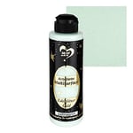 Ideen mit Herz Peinture acrylique Multisurface à paillettes précieuses - Peinture universelle à base d'eau - Avec paillettes dorées scintillantes élégantes - 180 ml (vert patine)