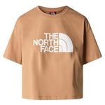 THE NORTH FACE Cropped T-Shirt Almond Butter/Gardenwht XS