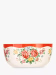 Cath Kidston Feels Like Home Stoneware Cereal Bowl, 14cm, Red/Multi