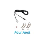 Cable auxiliaire autoradio audi a3 a4 tt concert 3 symphony 3+ clés - skyexpert