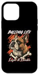 Coque pour iPhone 12 mini Expressions loyales et adorables de Bulldog Life