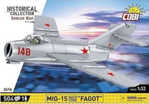 Cobi 2416 Historical Collection Korean War Korean War Fighter Aircraft Mig-15 Nato Code "Bassoon" 504 Bricks