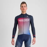 Sportful Saddleback Club Sport BodyFit Long Sleeve Jersey L Navy Blue