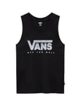 Vans Women's Checker Impact Muscle Tank-B T-Shirt, Black, S