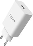 Chargeur Rapide Pr Usb Secteur Pour Samsung Galaxy Xiaomi Google Huawei Oppo Oneplus Smartphone, Adaptateur Quick Charge 3.0 18w/15w(5v 3a, 9v 2a, 12v 1.5a)[X188]