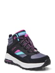 Skechers Girls Fuse Tread - Lets Explore - Water Repellent Multi/patterned