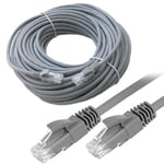 Long 25m Rj45 Cat5e Network Ethernet Adsl Lan Modem Router Utp Patch Cable Lead