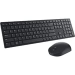 Dell KM5221W, Pro Wireless, Ensemble clavier et souris, French (QWERTZ), Noir