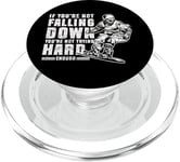 Snowboarding Snowboard Vintage If You're Not Falling Down PopSockets PopGrip for MagSafe