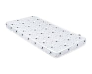 Patja Kikka Boo Extra Comfort Stars Grey, 60 cm x 120 cm x 12 cm, harmaan värinen