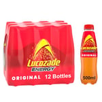 Lucozade Energy Original 12x500ml bottles