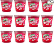 Hartley's Raspberry Jelly Pots Fruit Juice 12 x 125g best Best Before 30/09/24