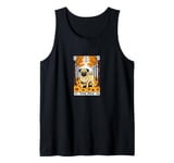 The Pug Tarot Card Illustration Tank Top