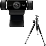 C922 Pro Stream Webcam, HD 1080P/30Fps or HD 720P/60Fps Hyperfast Streaming, Ste