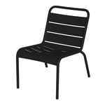 Fermob - Luxembourg Lounge Chair Liqourice 42 - Utomhusfåtöljer
