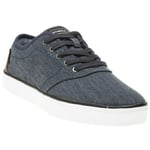 Mens Oneill Navy Psycho 2 Canvas Trainers Skate Lace Up