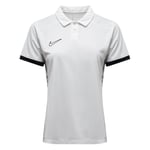 Nike Piké Dri-FIT Academy 25 - Vit/Svart/Grå Dam, storlek XX-Large