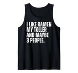 Toller Dog Owner Ramen Noodles Lover Funny Tolling Retriever Tank Top