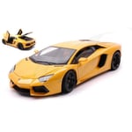 [FR] Welly LAMBORGHINI AVENTADOR LP700-4 2011 YELLOW 1:18 - WE18041Y